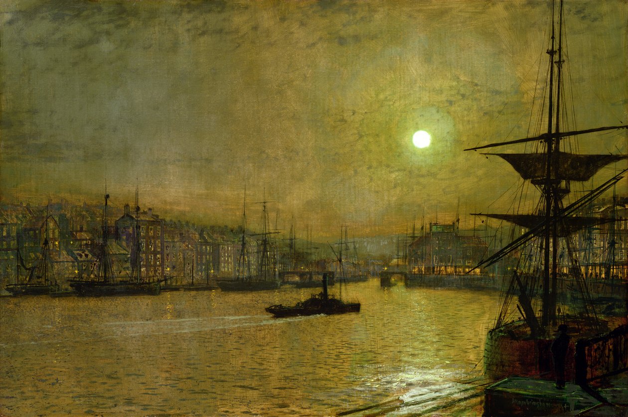Whitby av John Atkinson Grimshaw