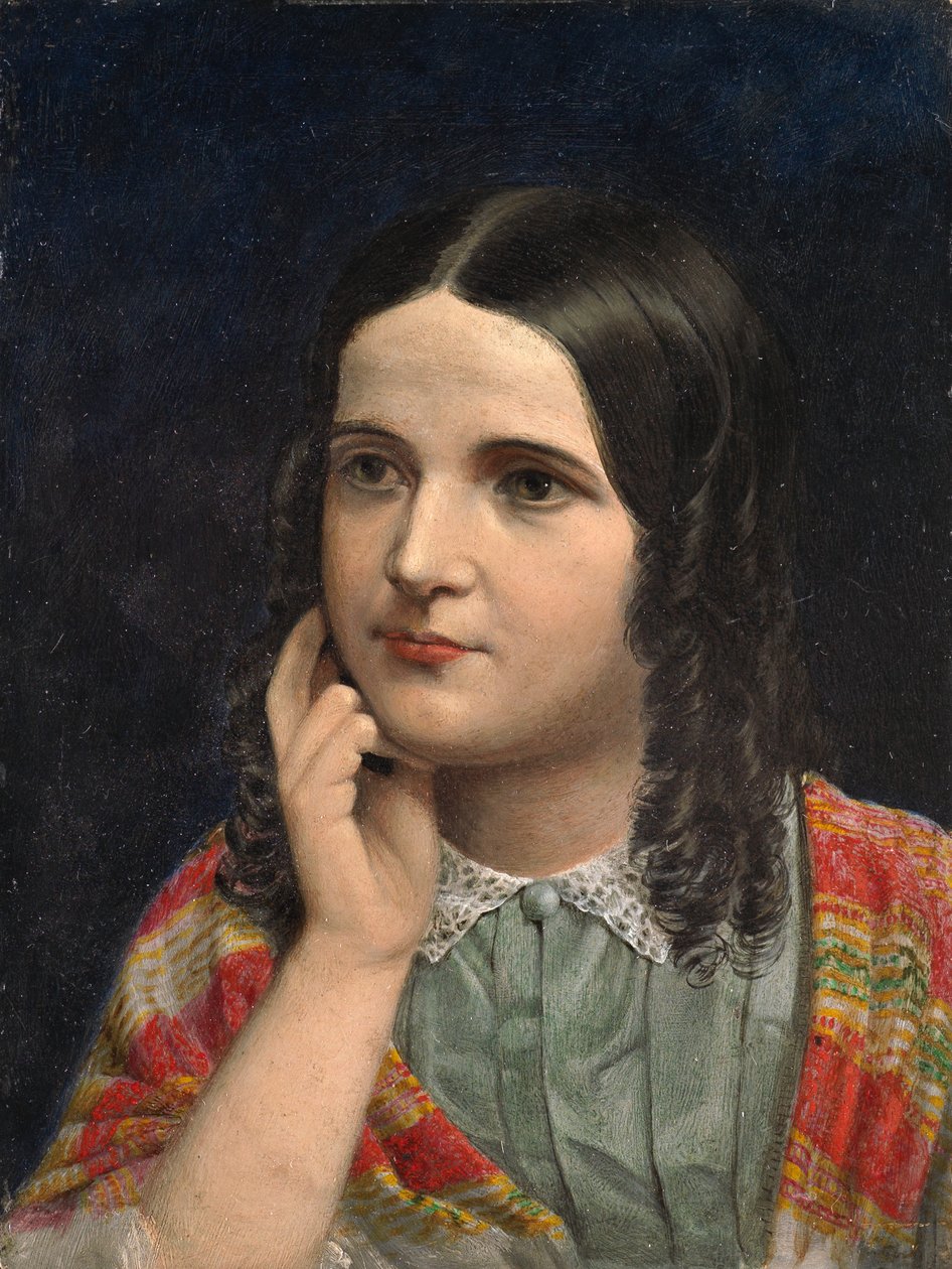 Rosa Brett, 1855 av John Brett