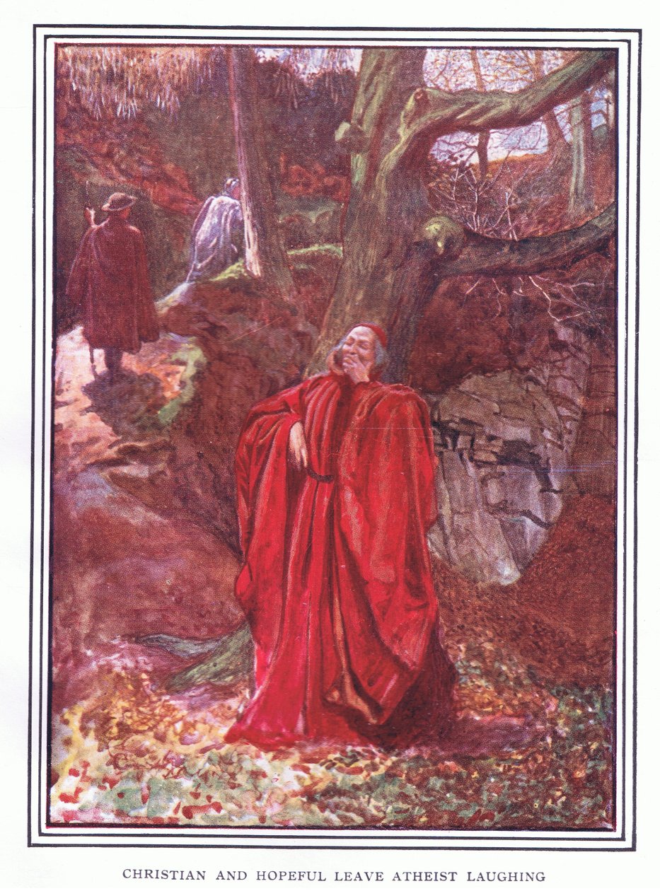 Kristna och hoppfulla får ateister att skratta av John Byam Liston Shaw