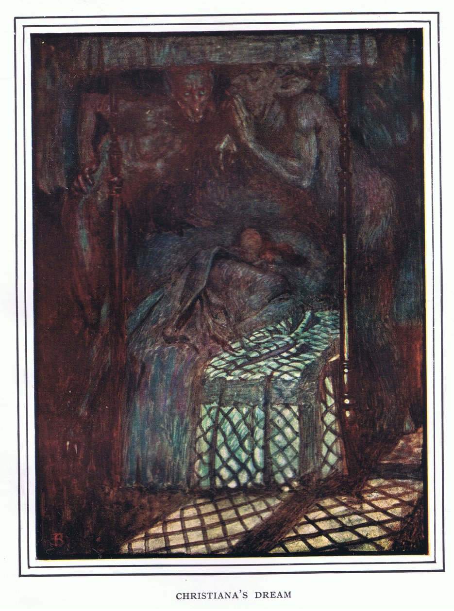 Christianas dröm av John Byam Liston Shaw