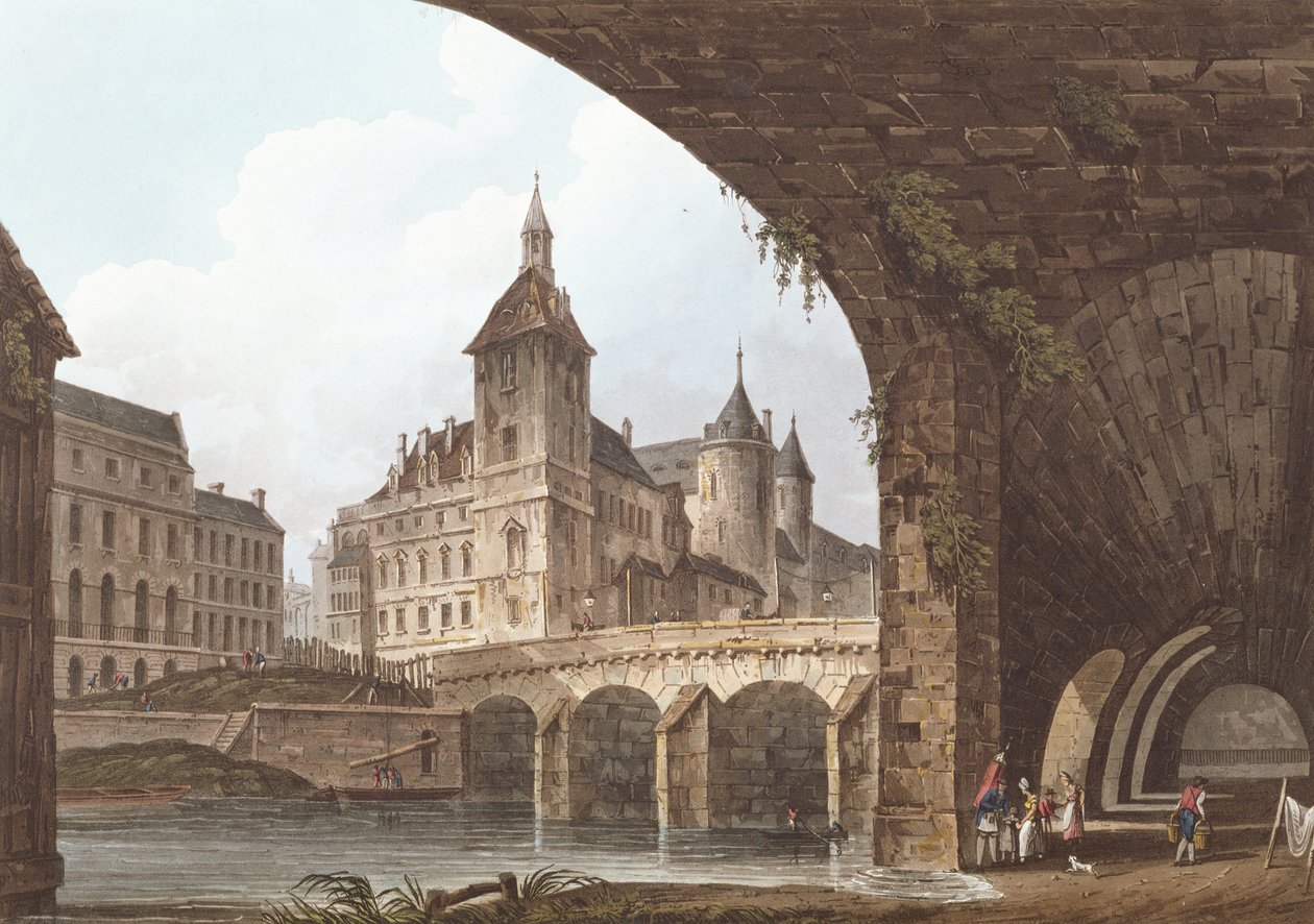 Utsikt över Pont-au-Change, Tour de l