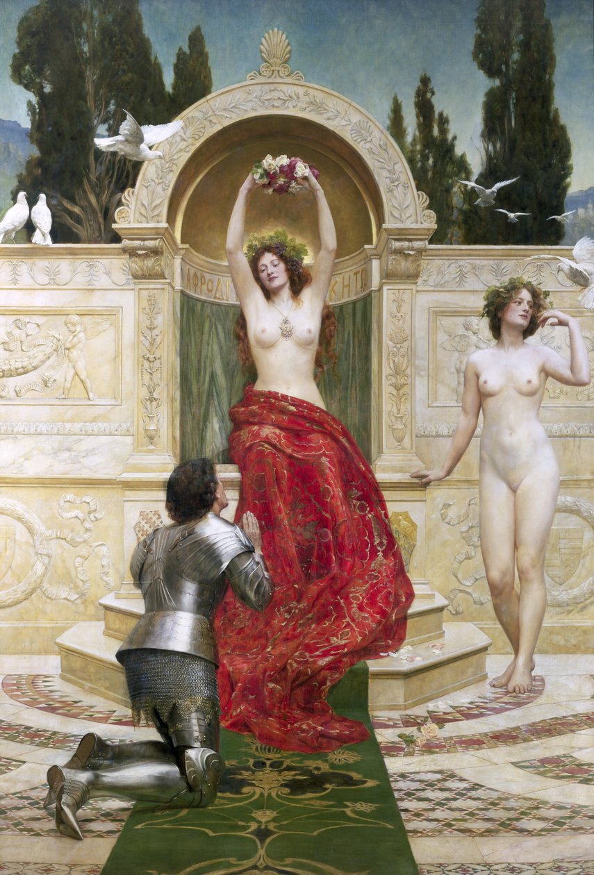 I Venusburg (Tannhauser), 1901 av John Collier