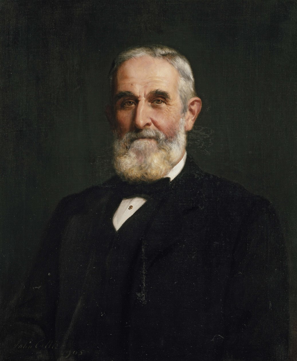 Sir John Evans, 1905 av John Collier