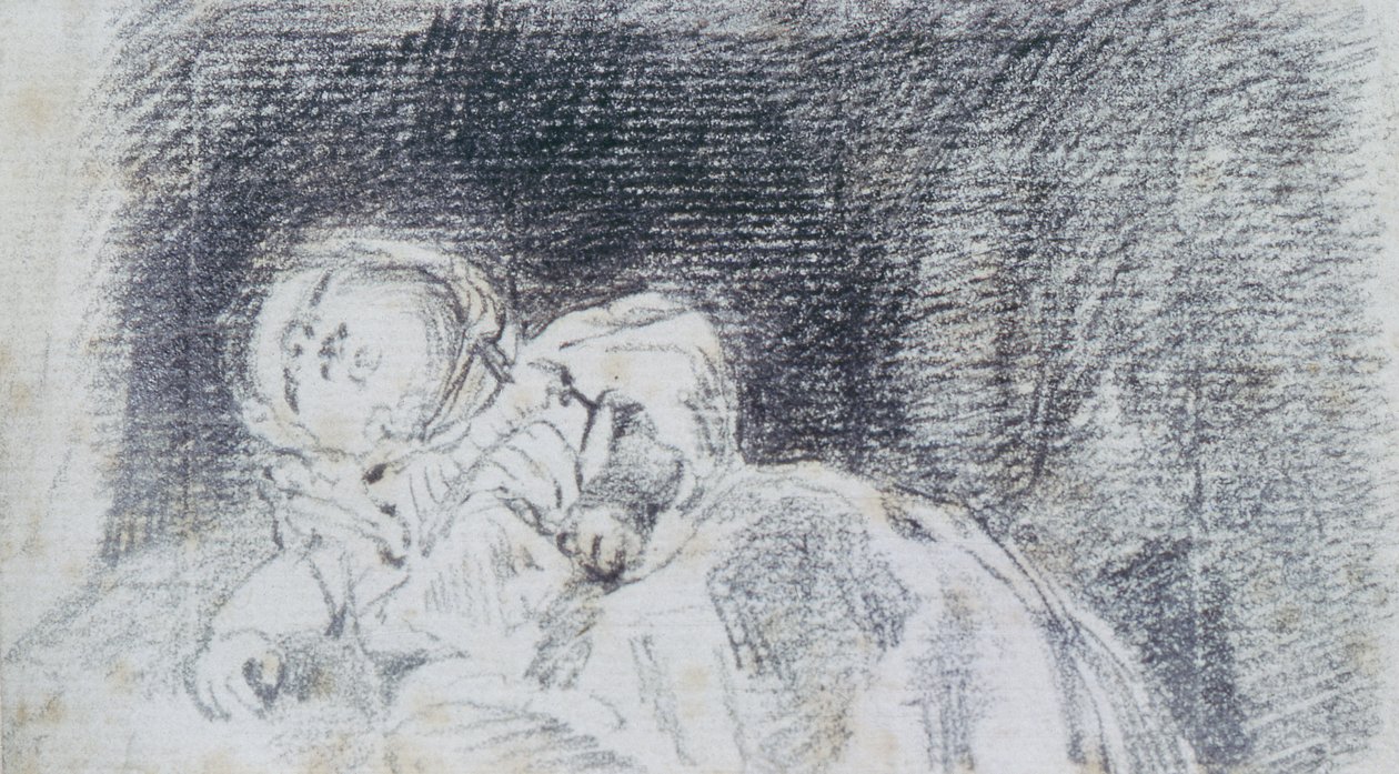 En baby (möjligen Maria Louisa Constable) 1819 av John Constable