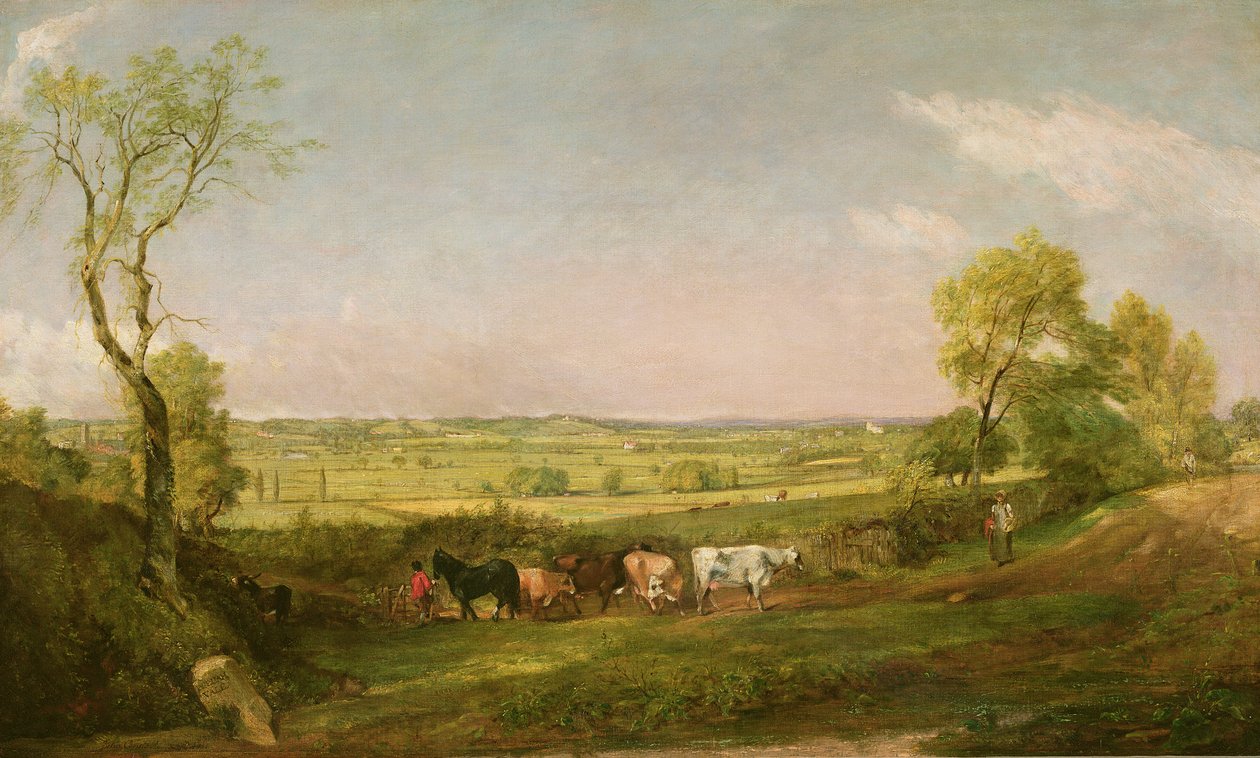 Dedham Vale: Morning, ca 1811 av John Constable