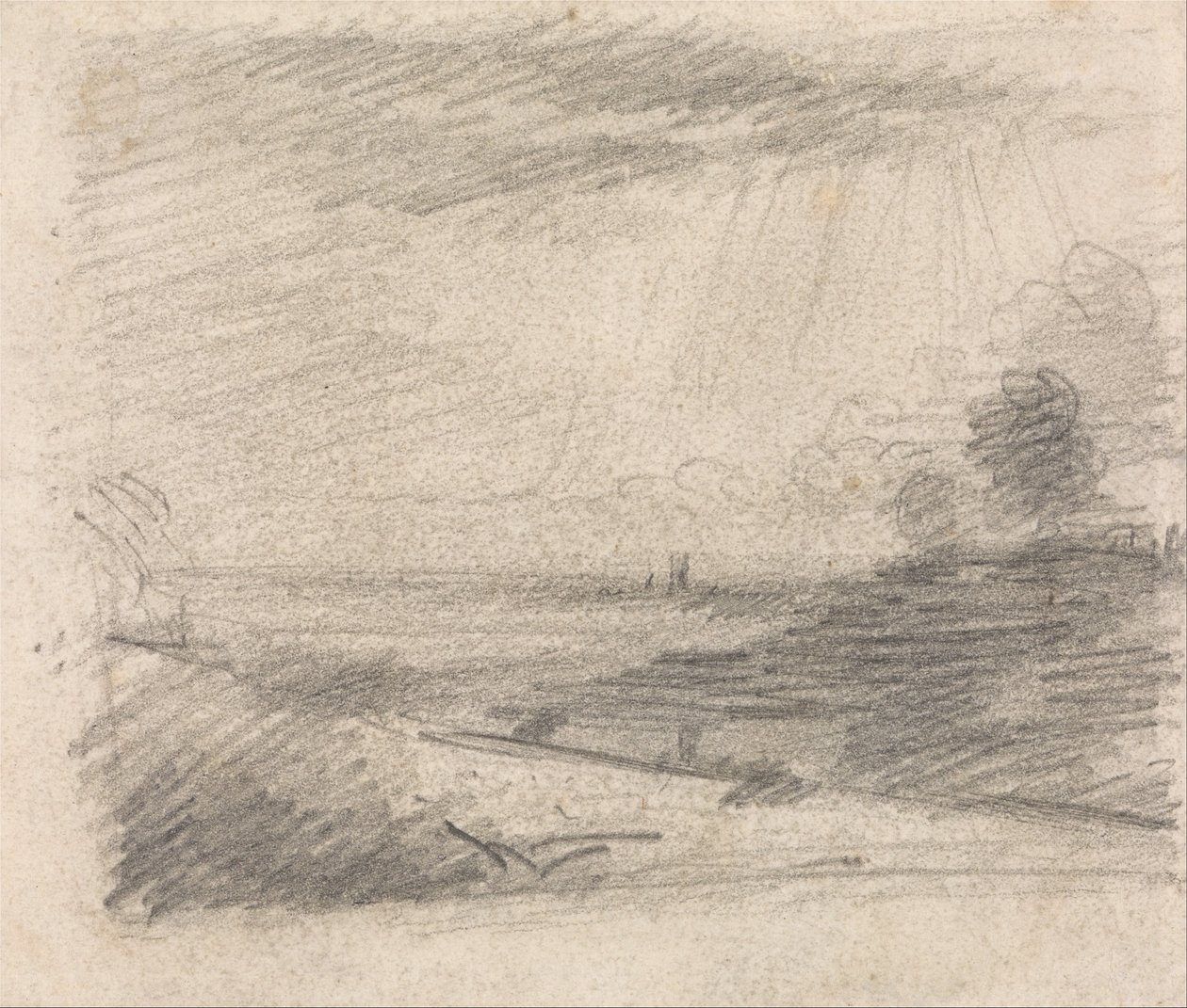 Dedham Vale from Langham av John Constable