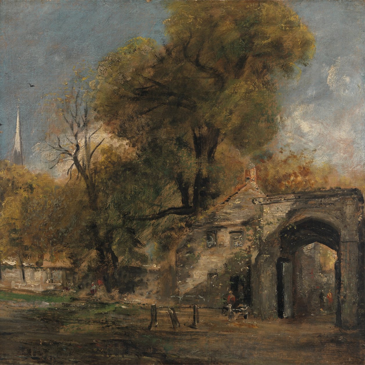 Harnham Gate, Salisbury av John Constable