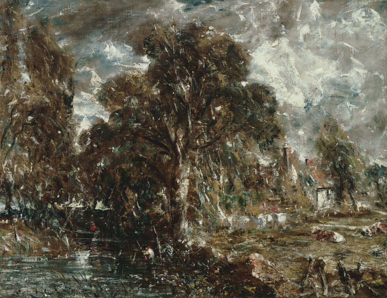 On the River Stour av John Constable