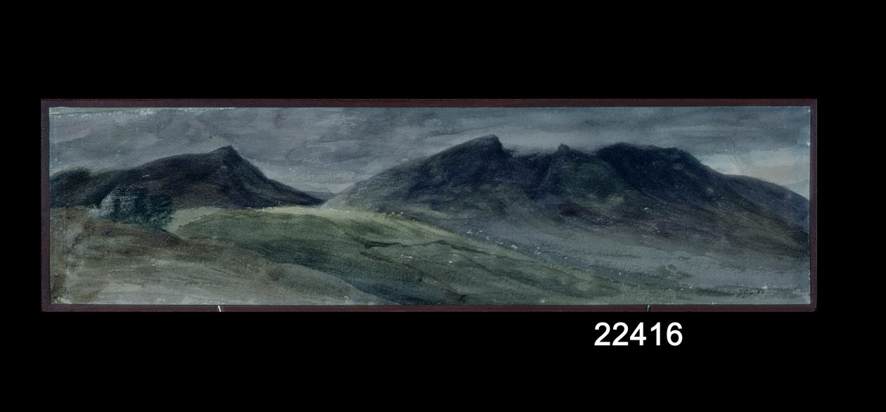 Saddleback and Part of Skiddaw, från Lonscale Fell, 21 september 1806 (akvarell på papper) av John Constable