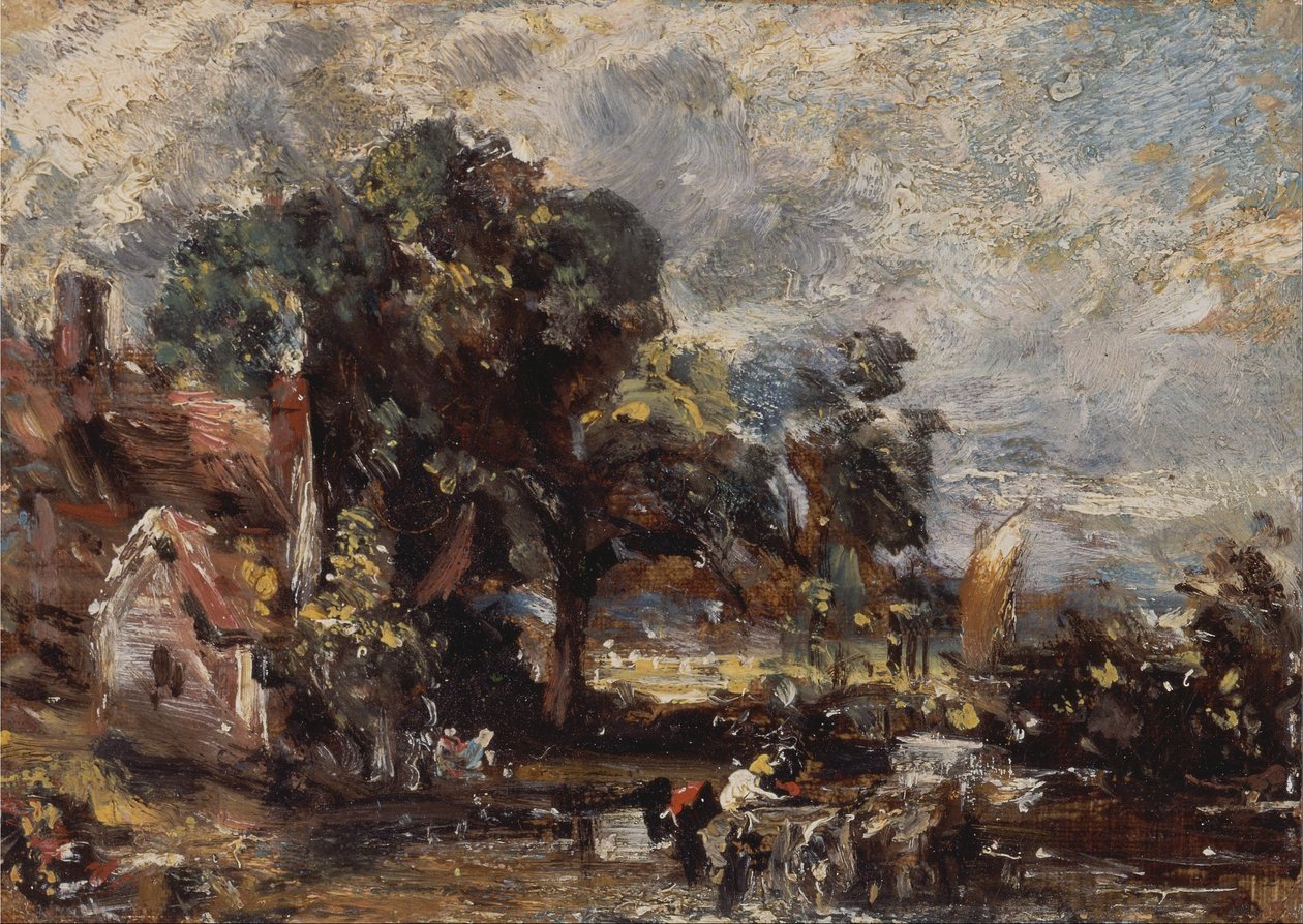 Sketch for The Haywain av John Constable