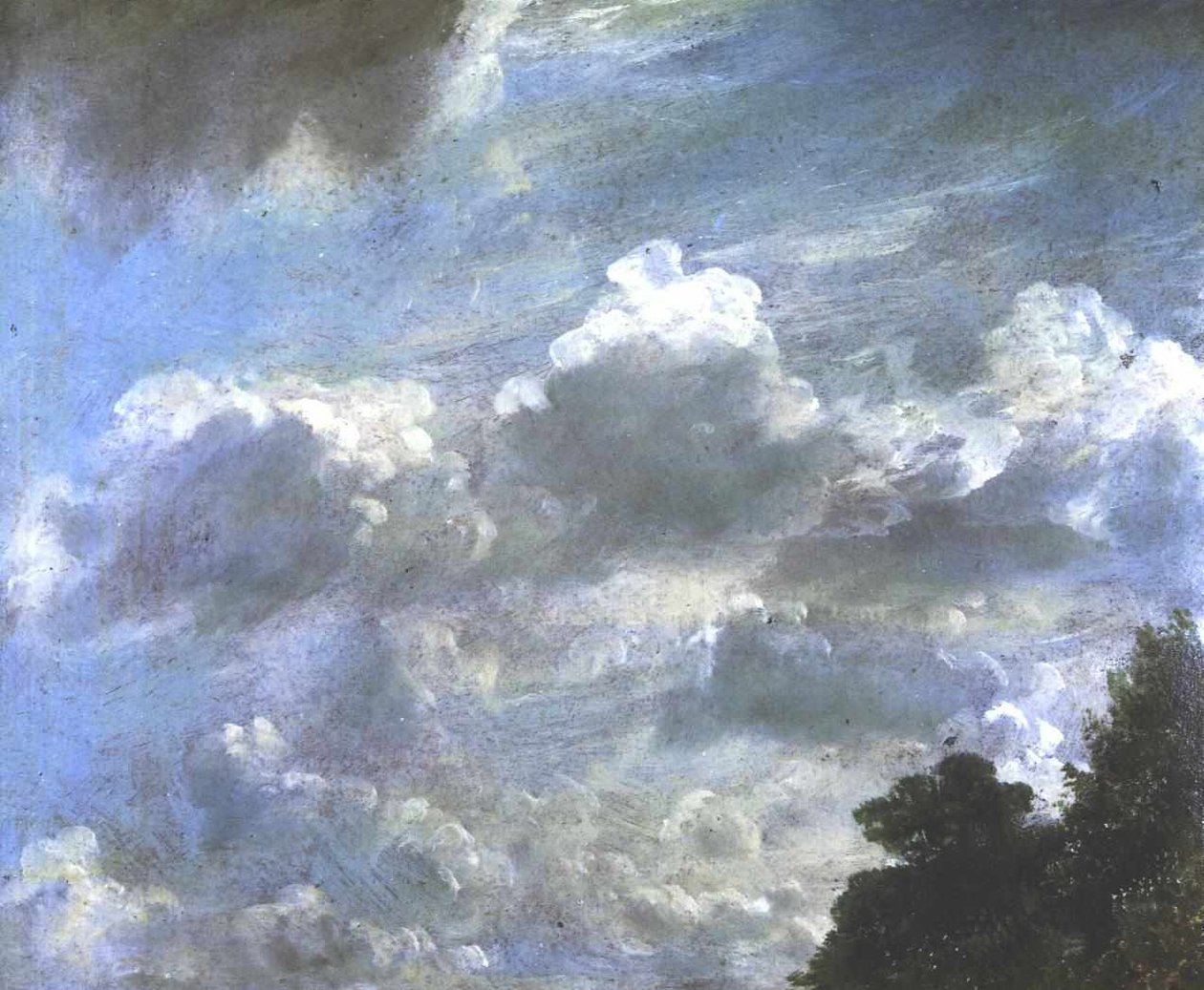 Wolkenstudien av John Constable