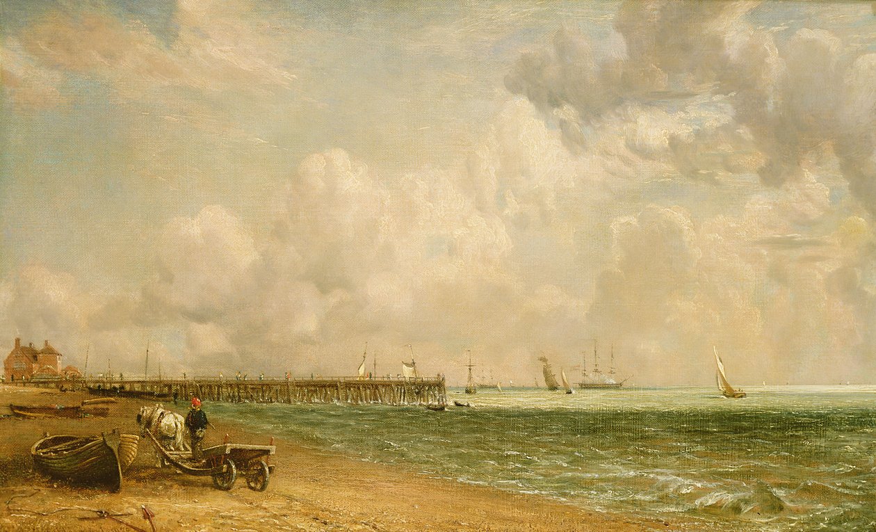 Brygga i Yarmouth av John Constable