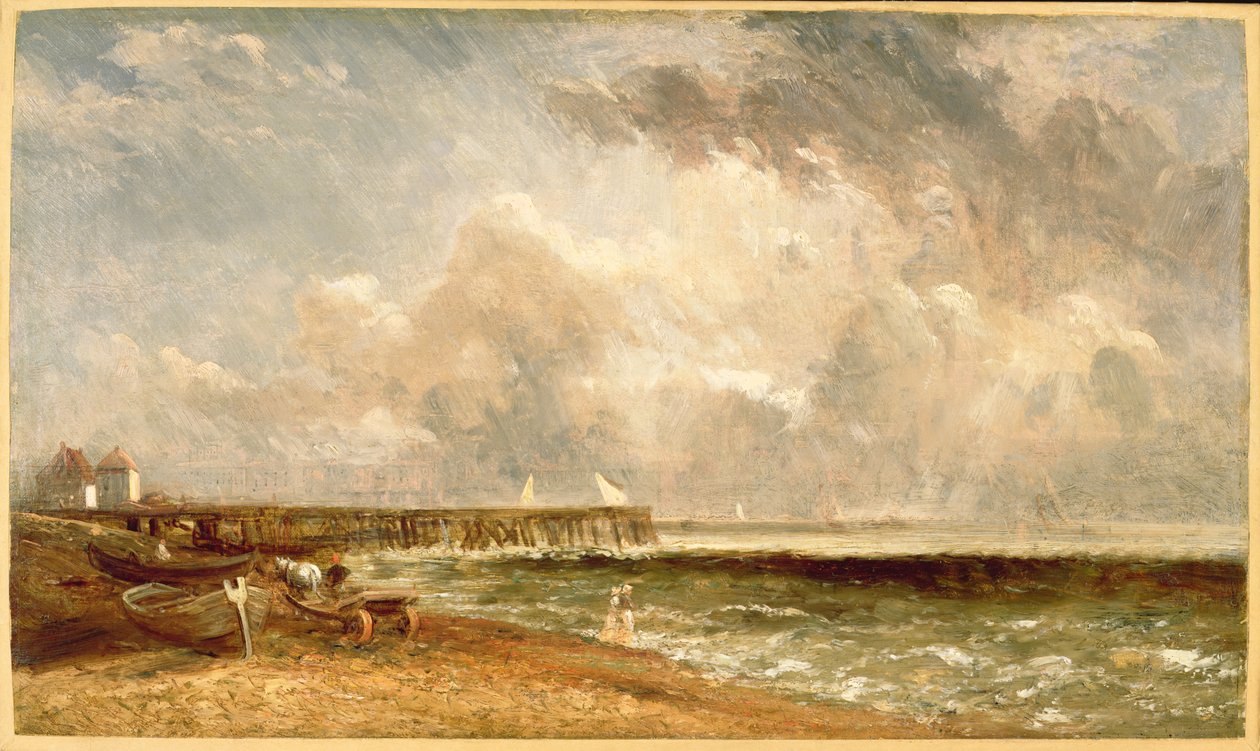 Yarmouth Jetty, ca 1822 av John Constable