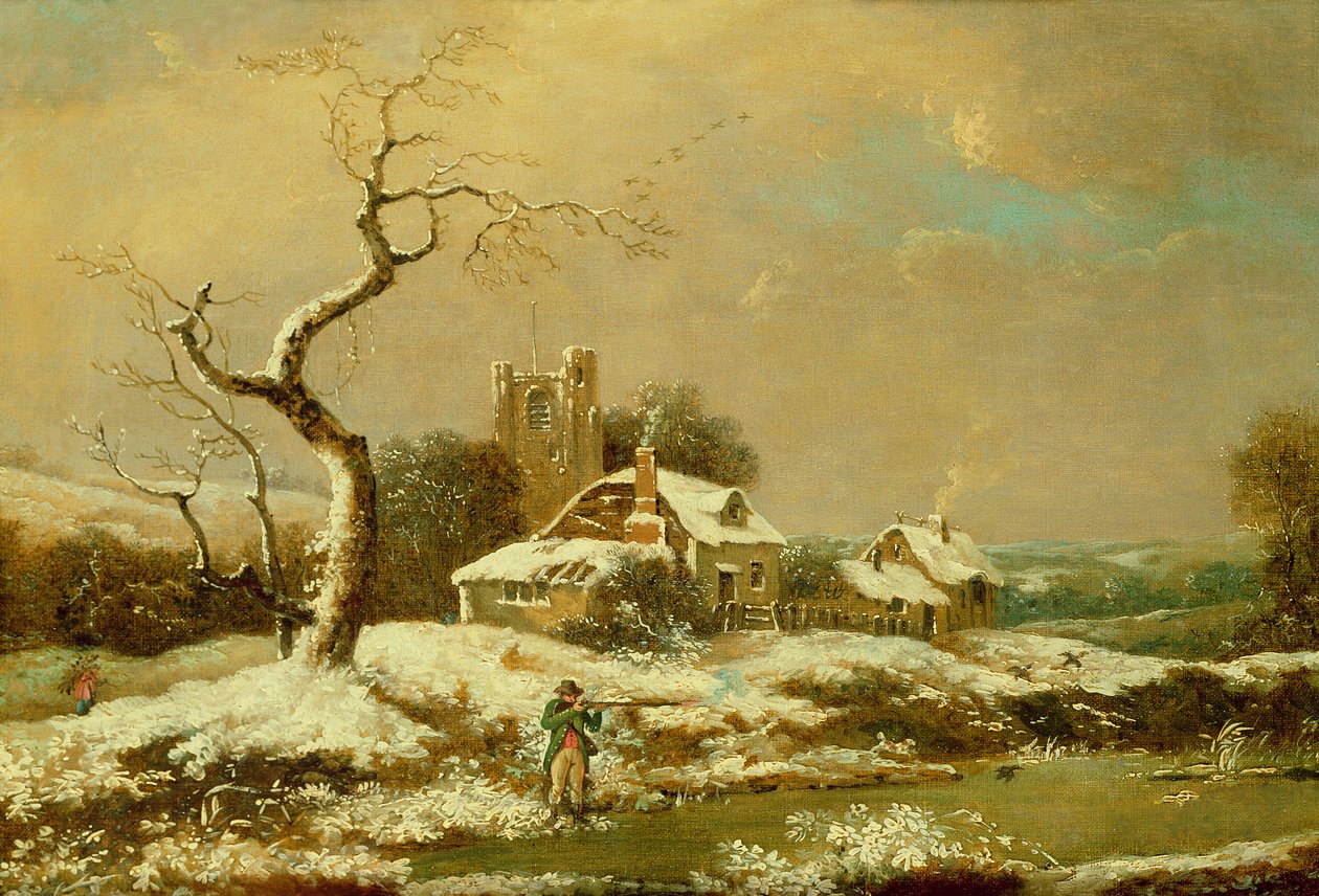 Snölandskap av John Cranch