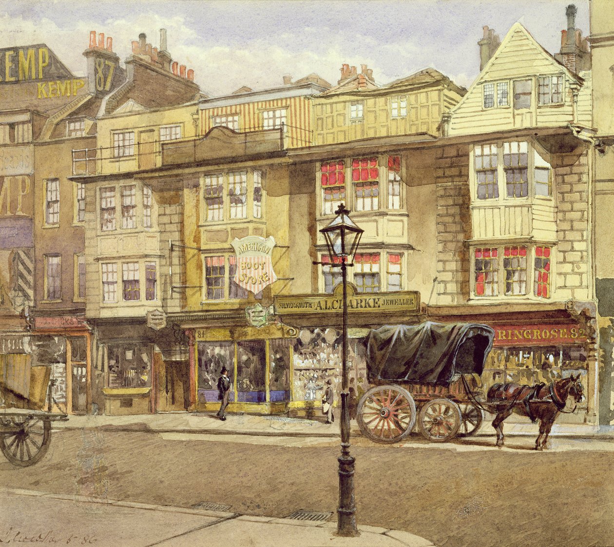 Bishopsgate Street Utan av John Crowther