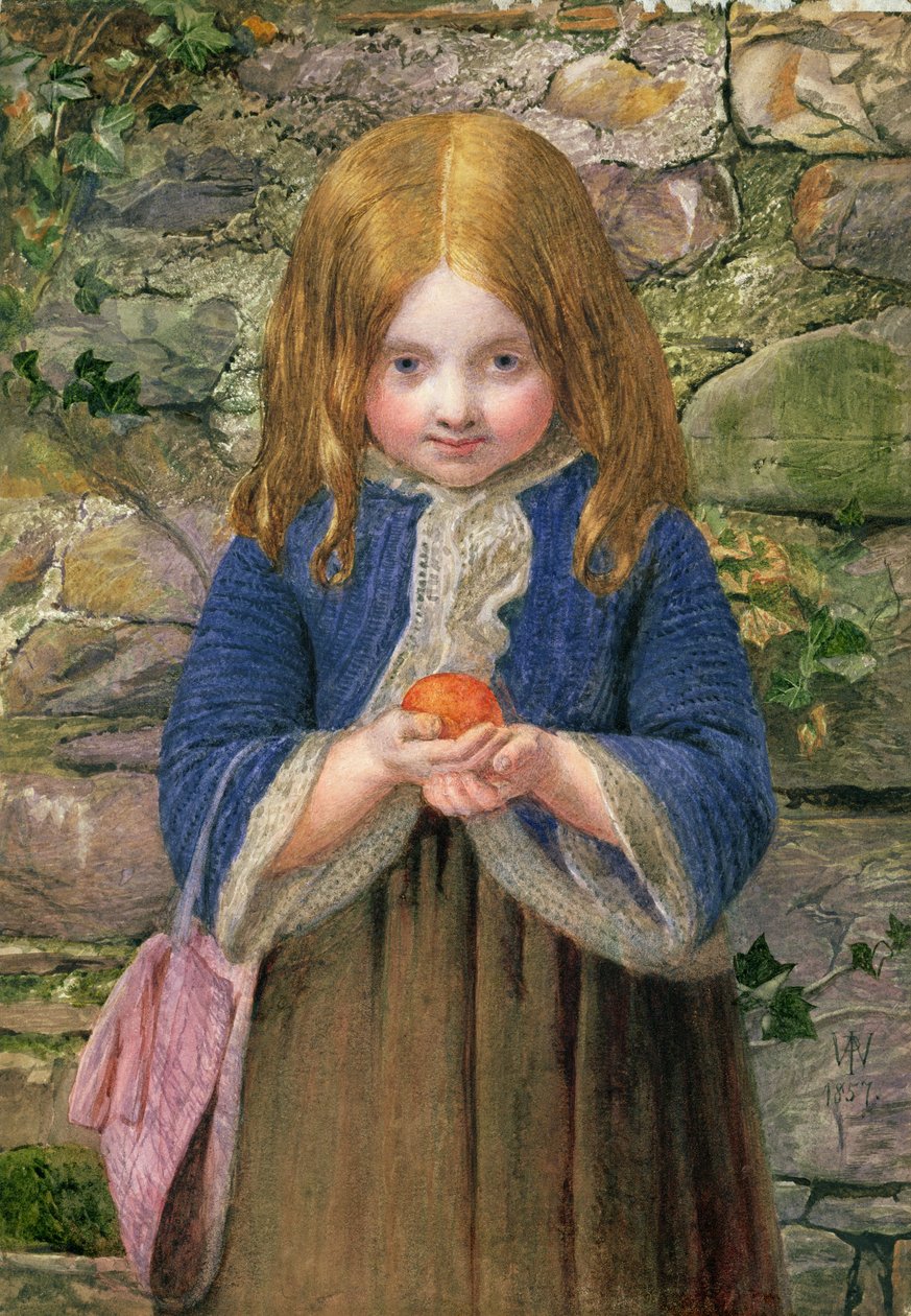 Den orange flickan, 1857 av John Dawson Watson