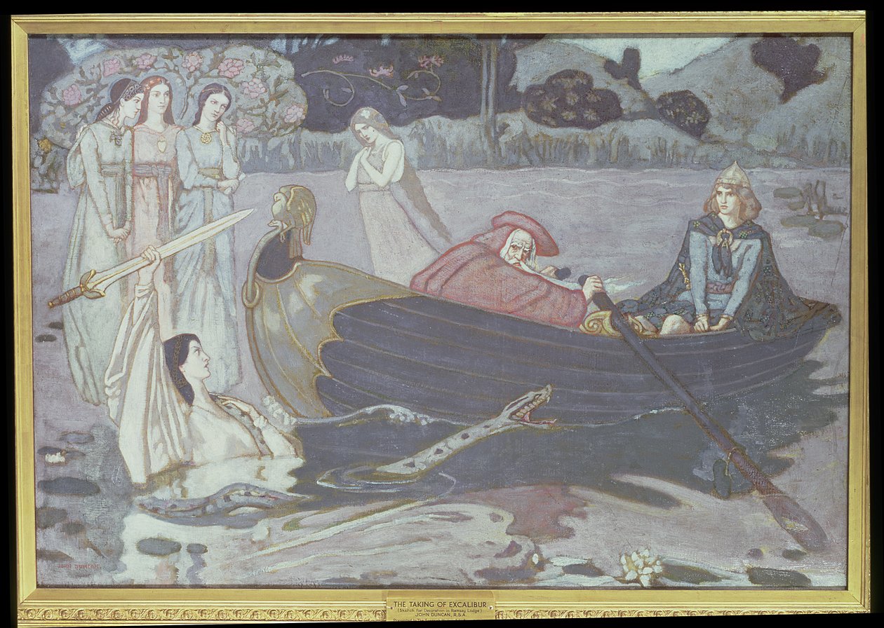 Intagningen av Excalibur av John Duncan