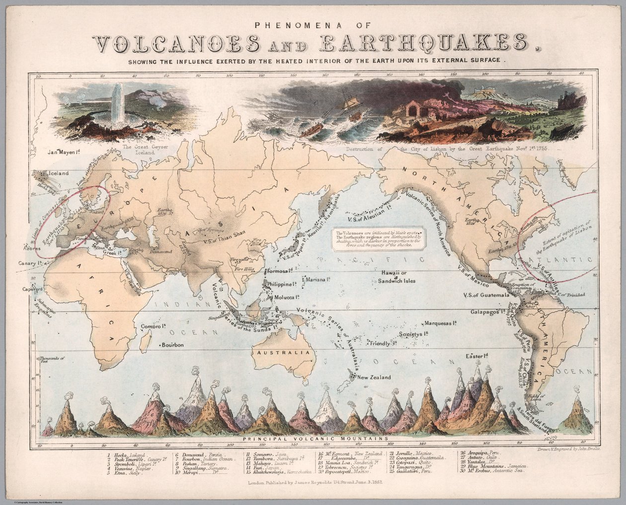 Phenomena of Volcanoes and Earthquakes av John Emslie and James Reynolds