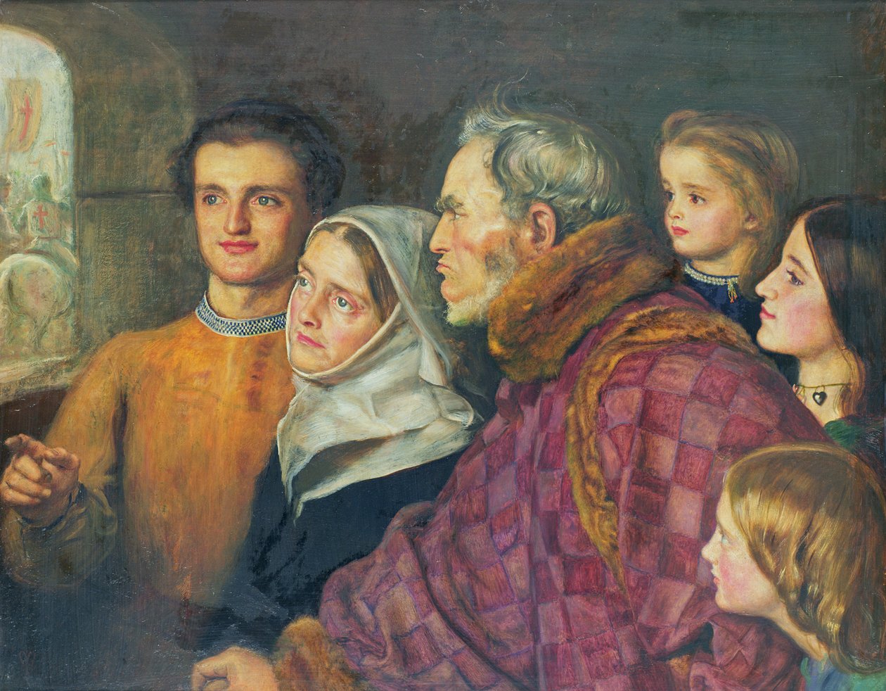 Korsfararnas avgång av John Everett Millais