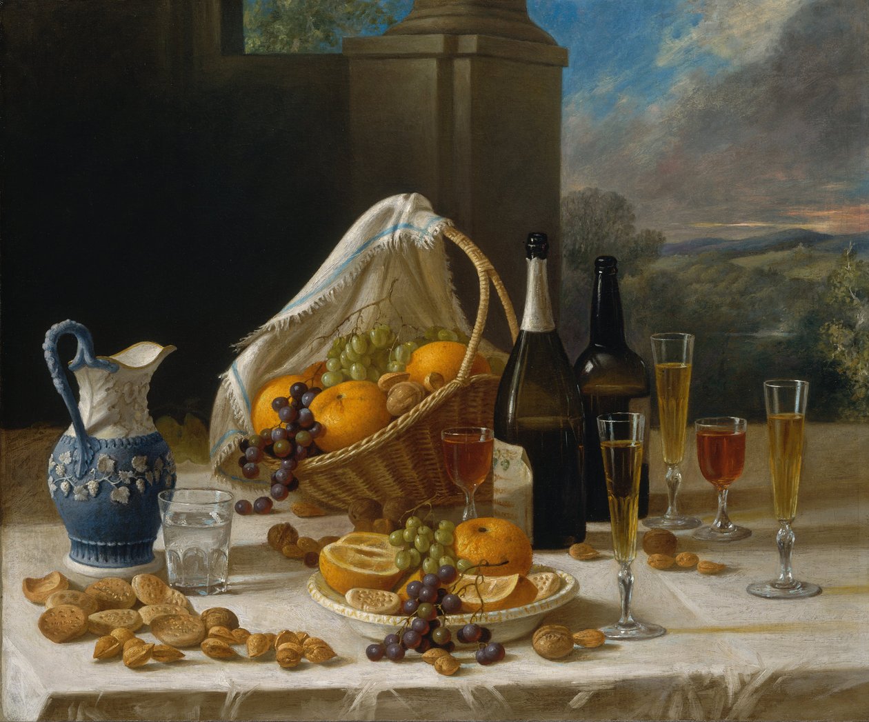 Middagsstilleben av John F. Francis