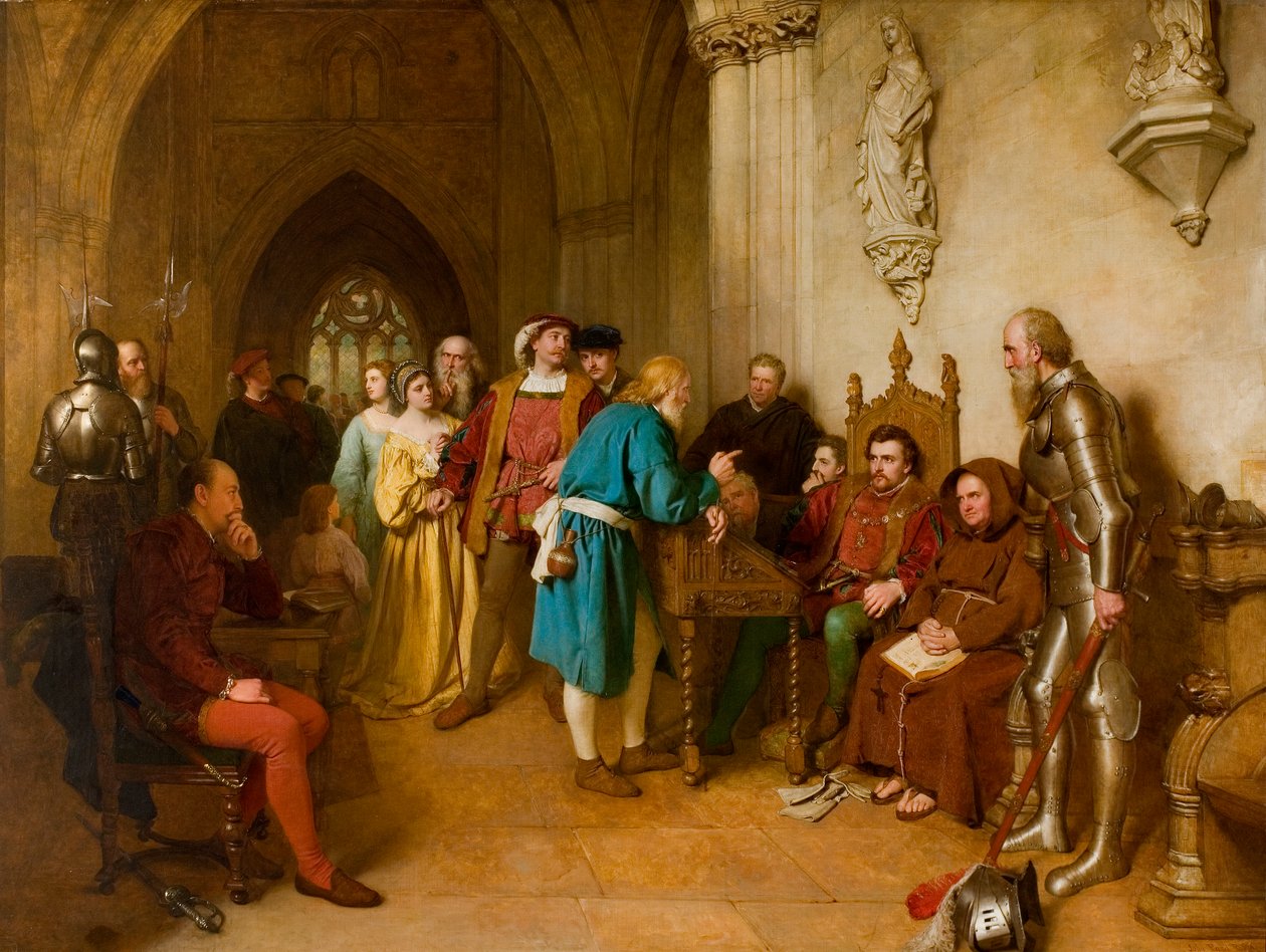 Varningen före Flodden, 1874 av John Faed
