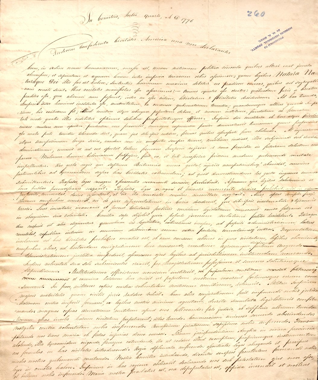 Mailed to Jefferson by Farmer with his letter of October 4 av John Farmer