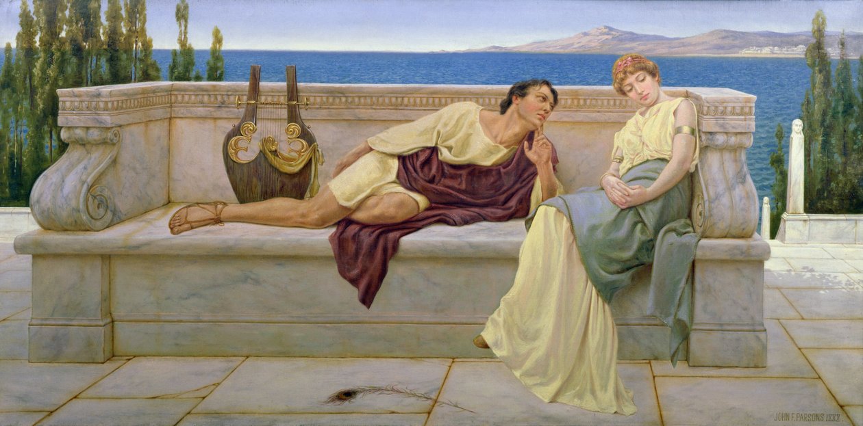 Kärlekens gryning, 1888 av John Featherstone Parsons