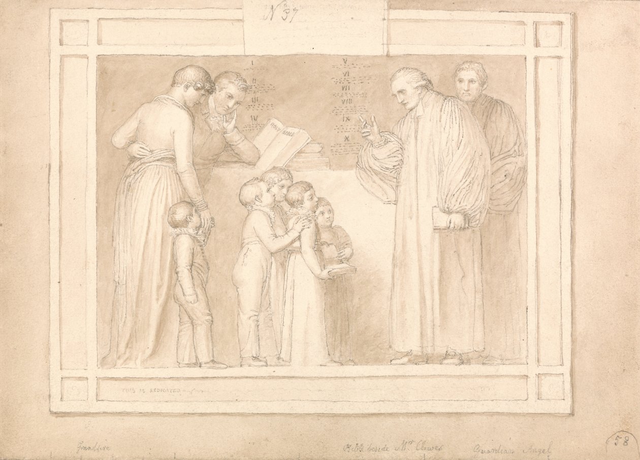 Study for a Monument to the Reverend John Clowes av John Flaxman