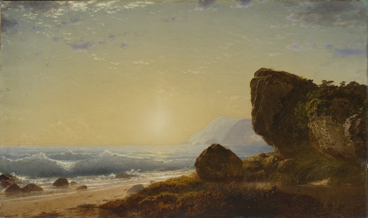 Stranden, 1861 av John Frederick Kensett