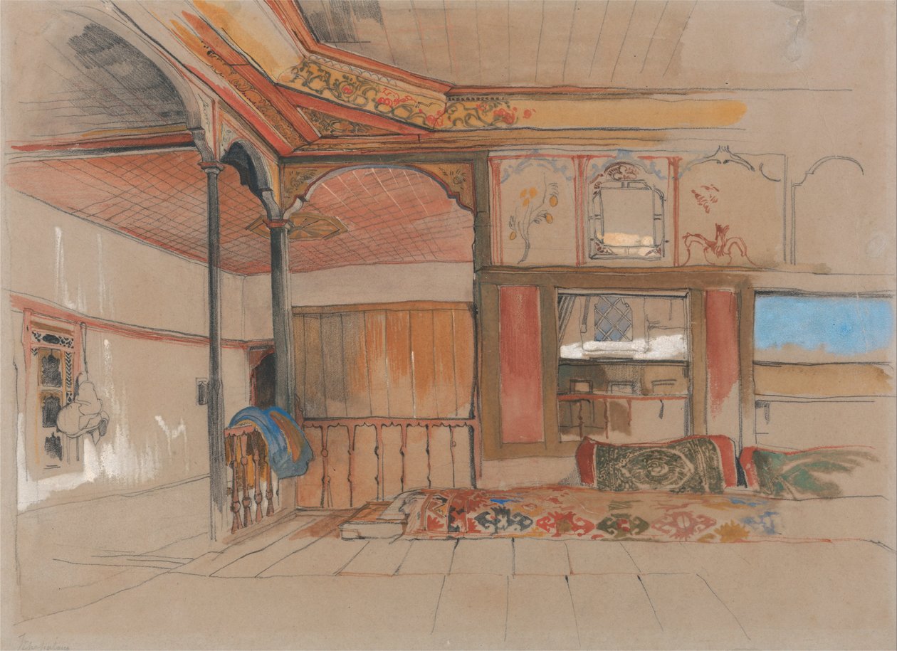 Interior of an Eastern House av John Frederick Lewis