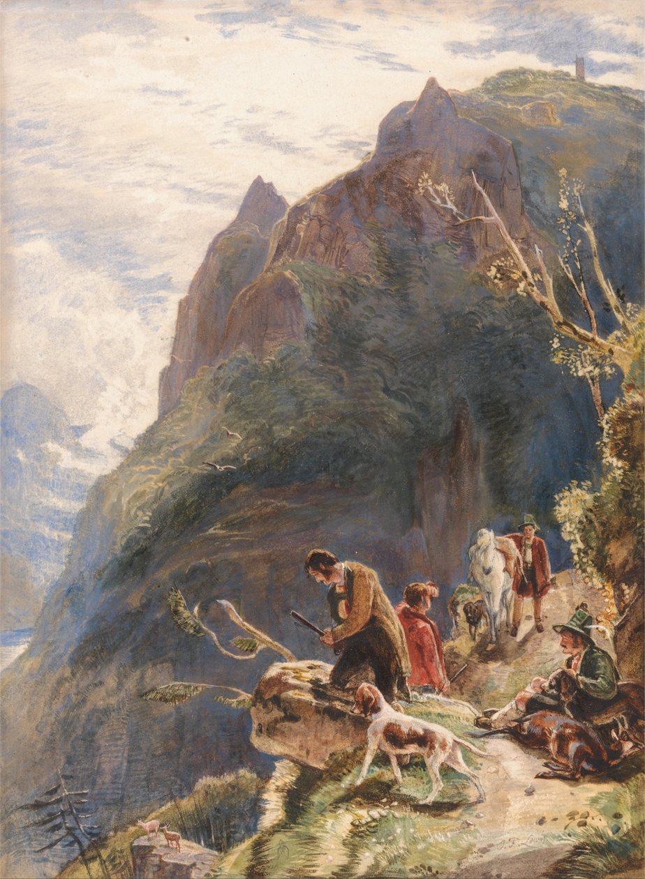 Tyrolese-jägare av John Frederick Lewis