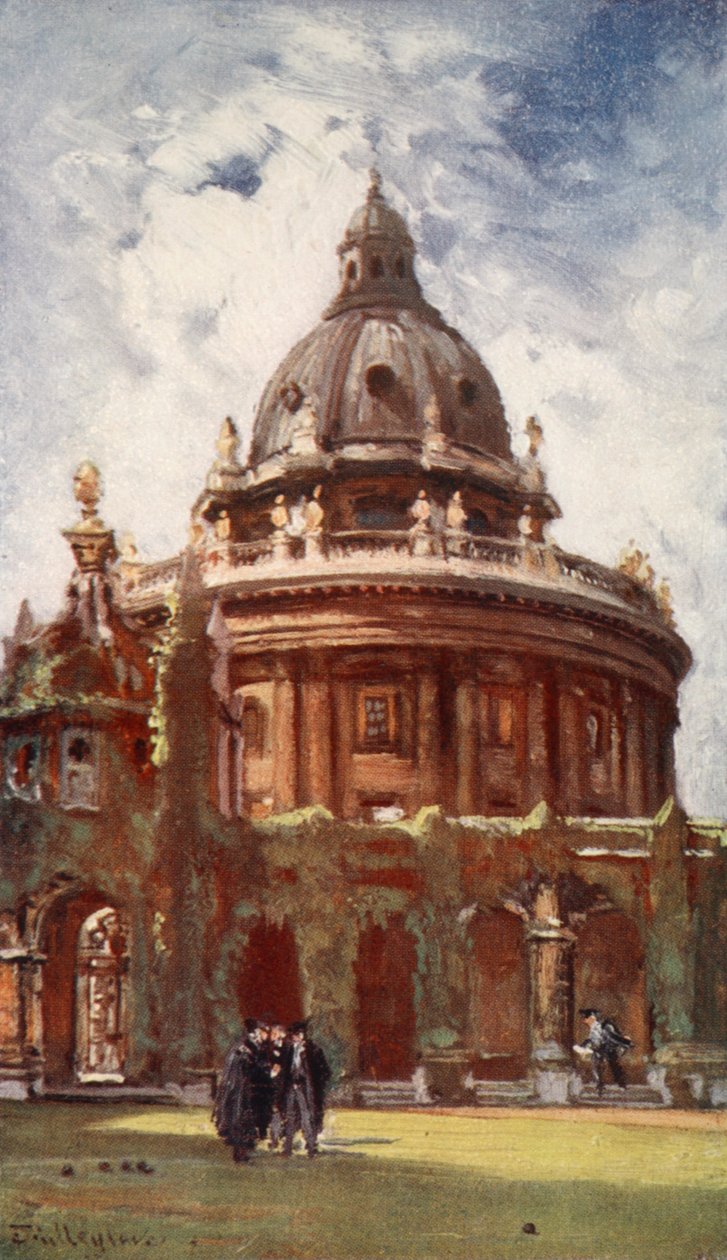 Radcliffe Library, eller Camera Bodleian, från All Souls College, 1903 av John Fulleylove