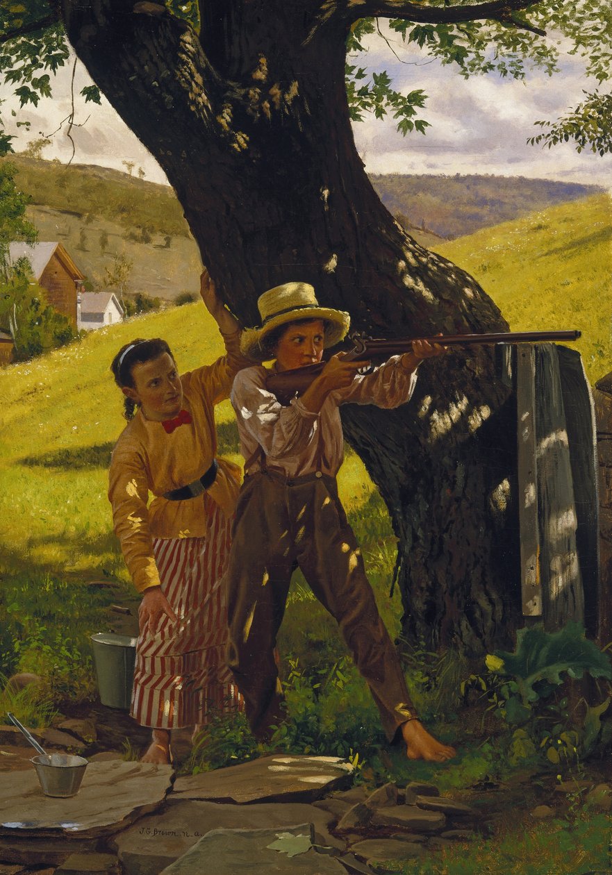 Ett säkert skott av John George Brown
