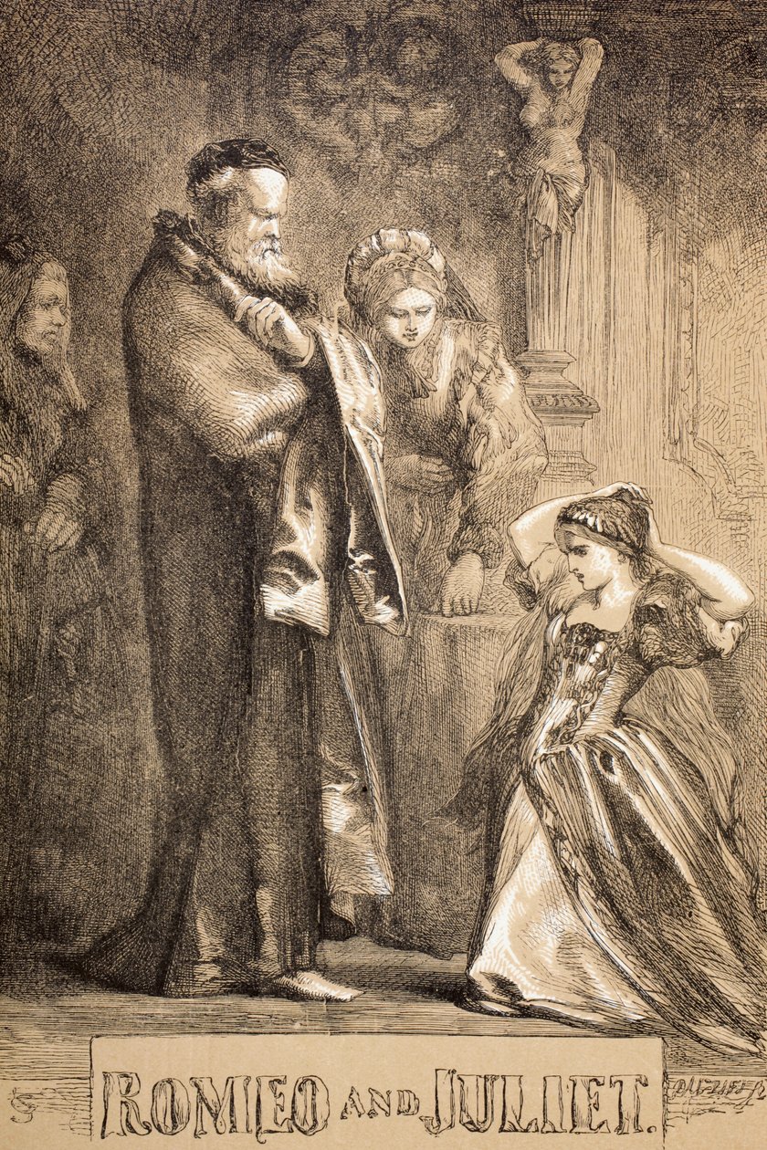 Romeo och Julia, 1890 av John Gilbert