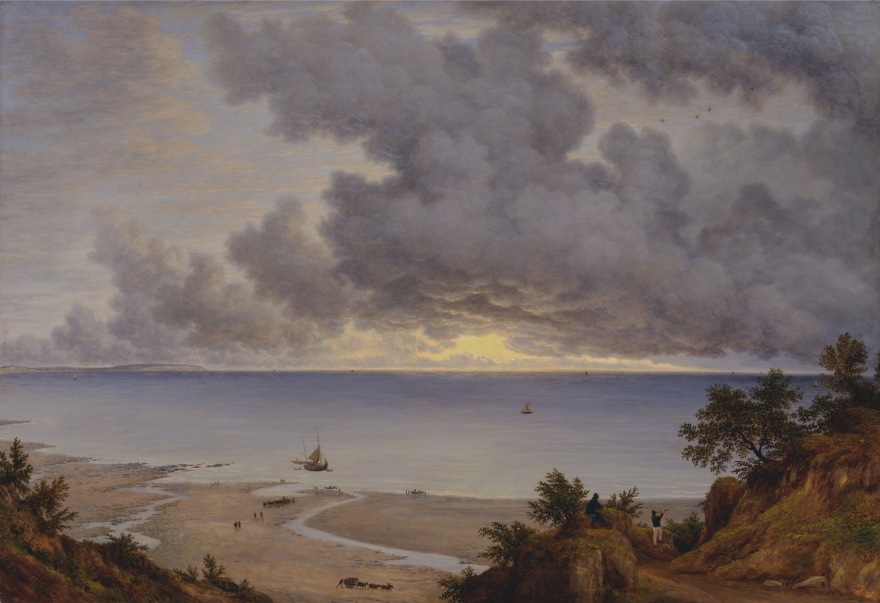 Sandown Bay, from near Shanklin Chine, Isle of Wight av John Glover