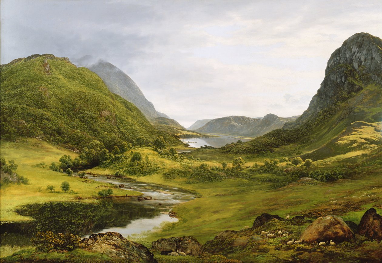 Thirlmere (olja) av John Glover