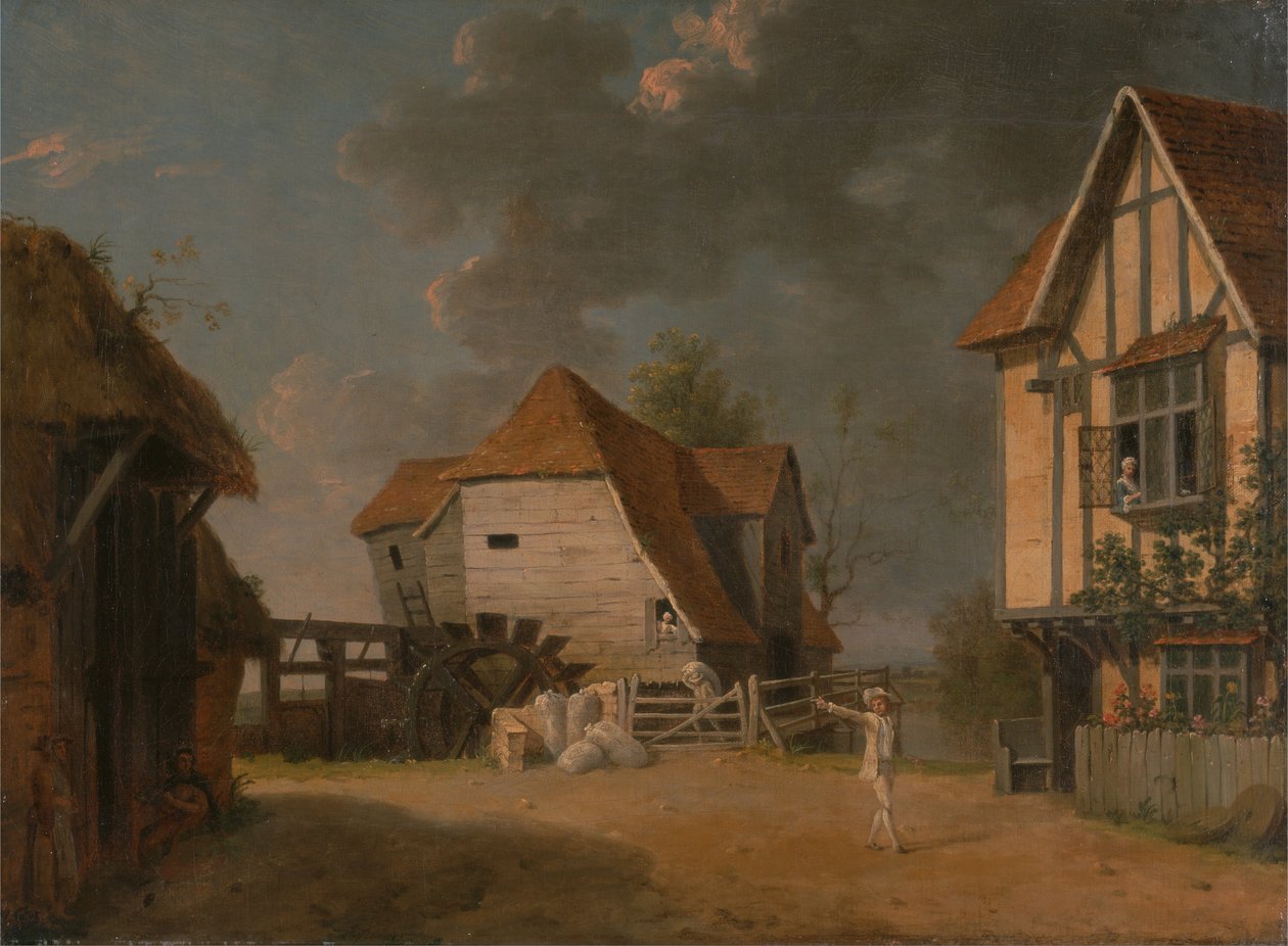 En scen från The Maid of the Mill av John Inigo Richards