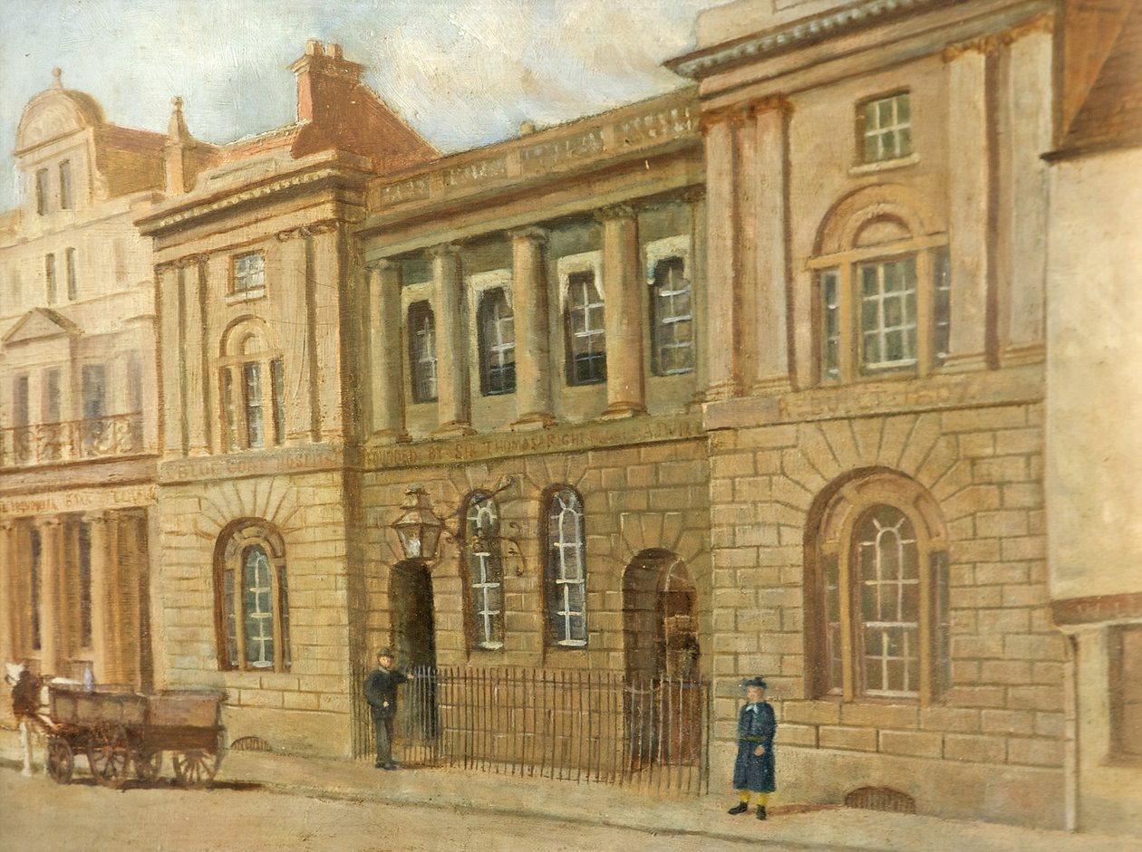 Blue Coat School, Gloucester, ca 1880 av John Kemp