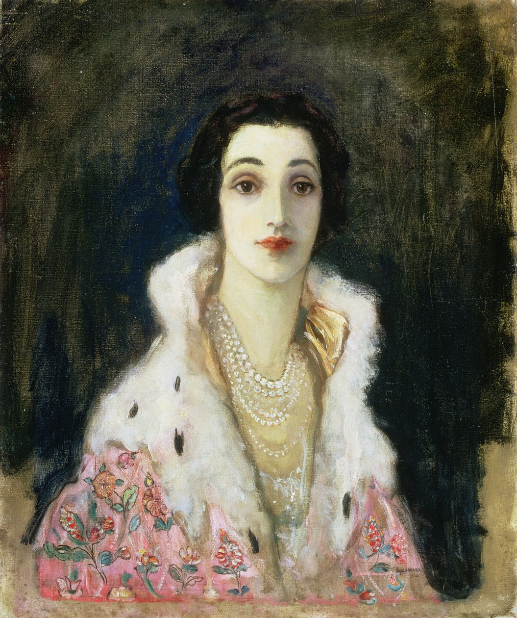 Porträtt av grevinnan av Rocksavage (Sybil Sassoon) 1922 av John Lavery
