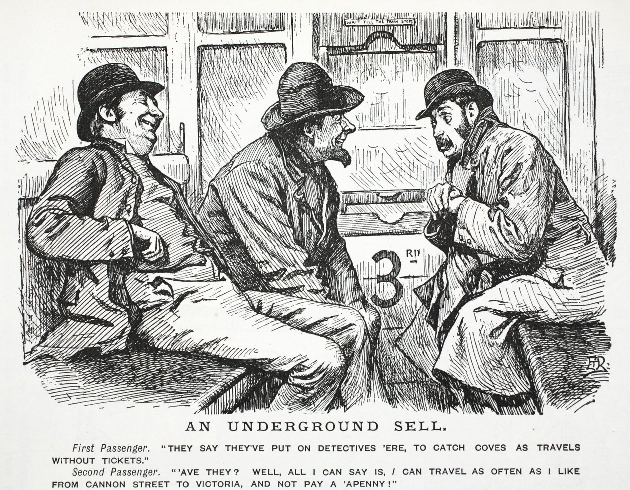 En underjordisk försäljning av John Leech