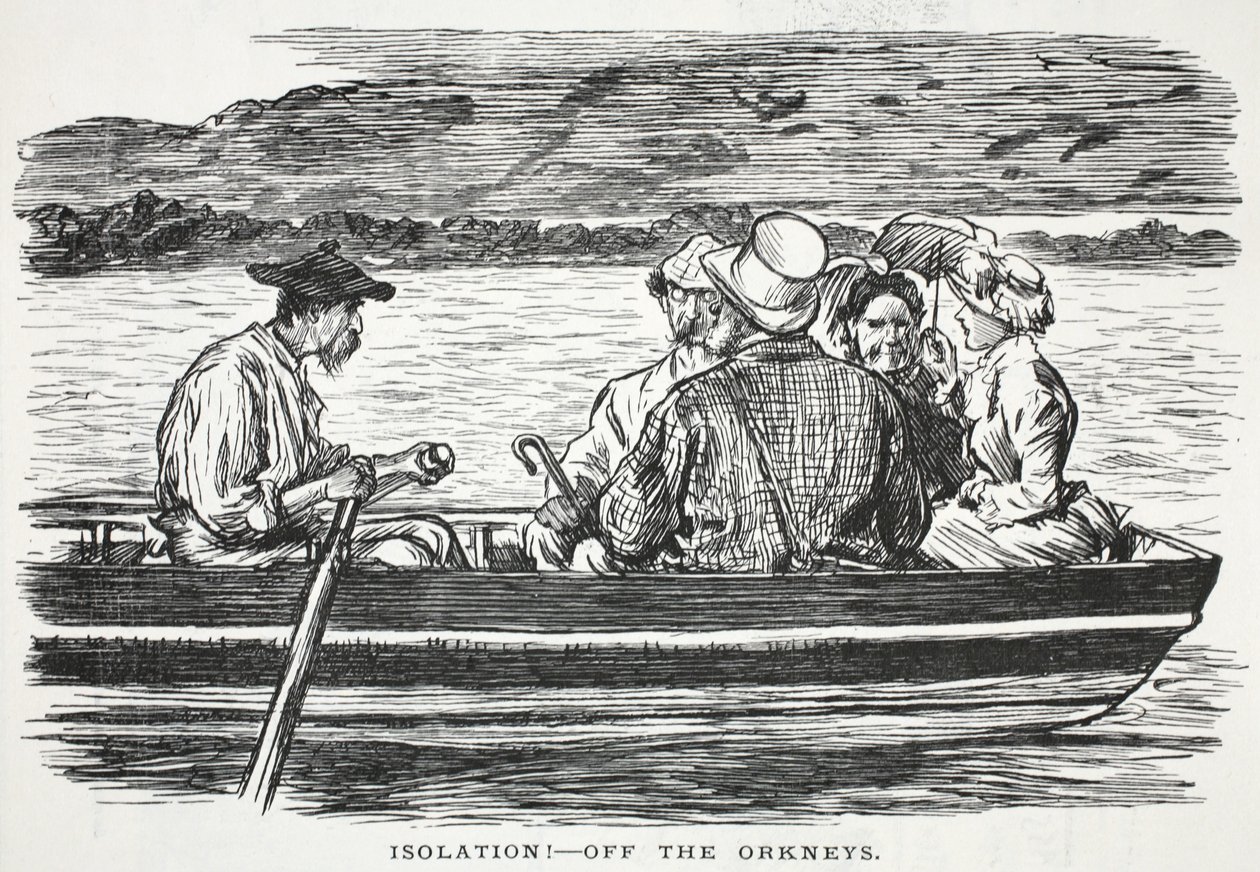 Isolering! - utanför Orkneyöarna av John Leech