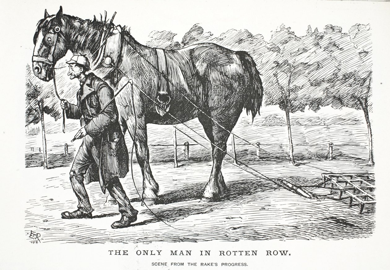 Den enda mannen i Rotten Row av John Leech