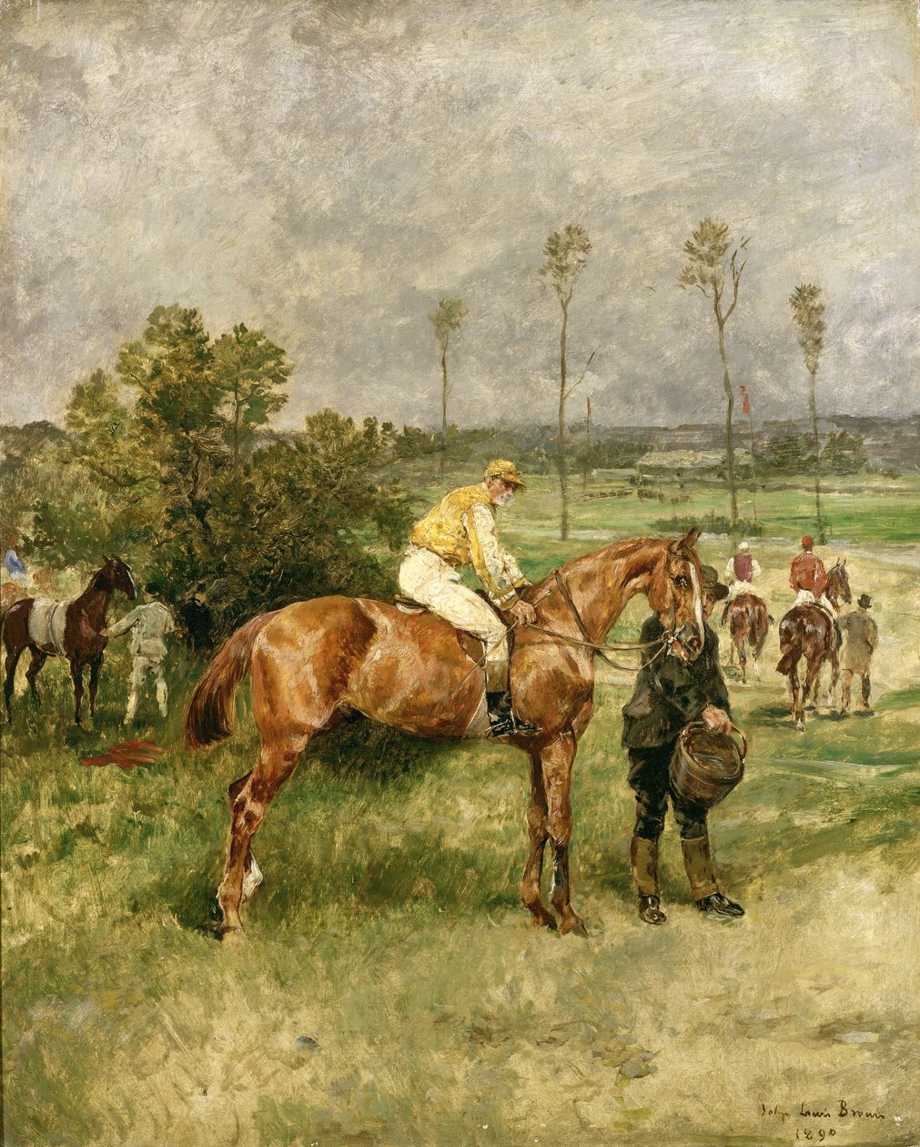 Før Starten, 1890 swed av John Lewis Brown