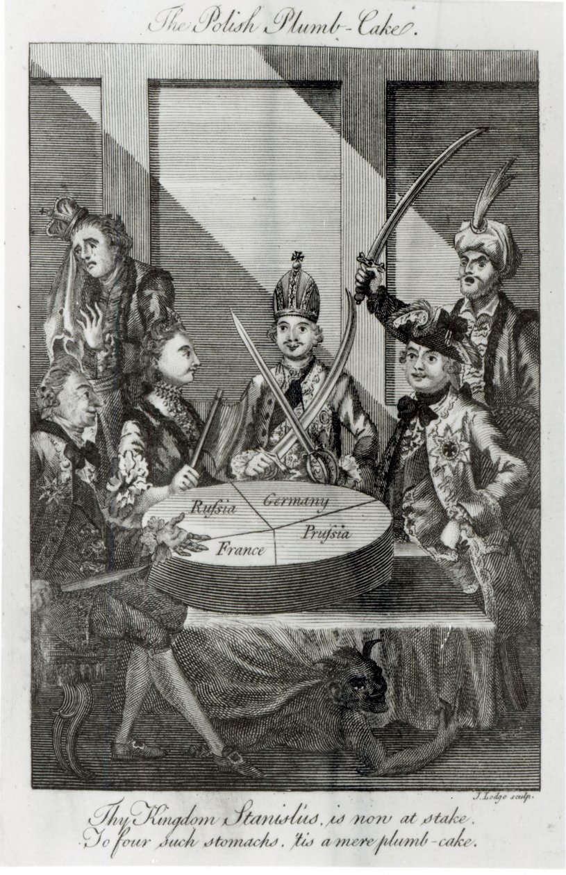 Den polska plommonkakan, c1772 av John Lodge