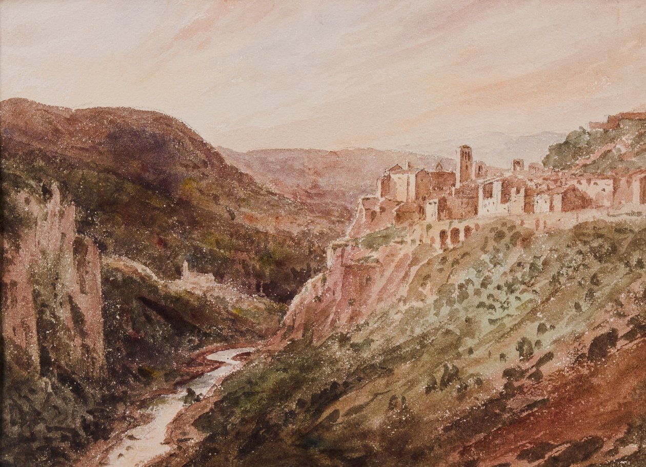 Civita Castellana, 1854 av John Louis Petit