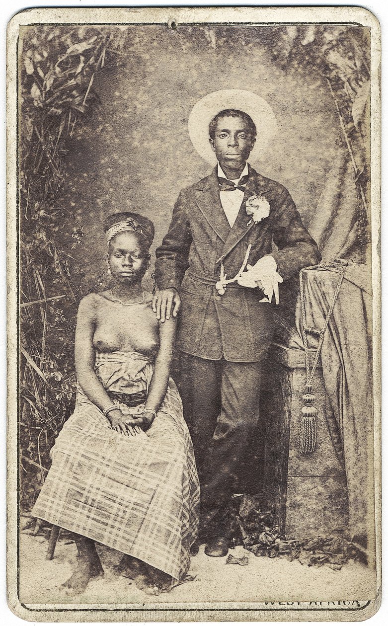 Par, 1870-tal (albumintryck) av John M. Blair