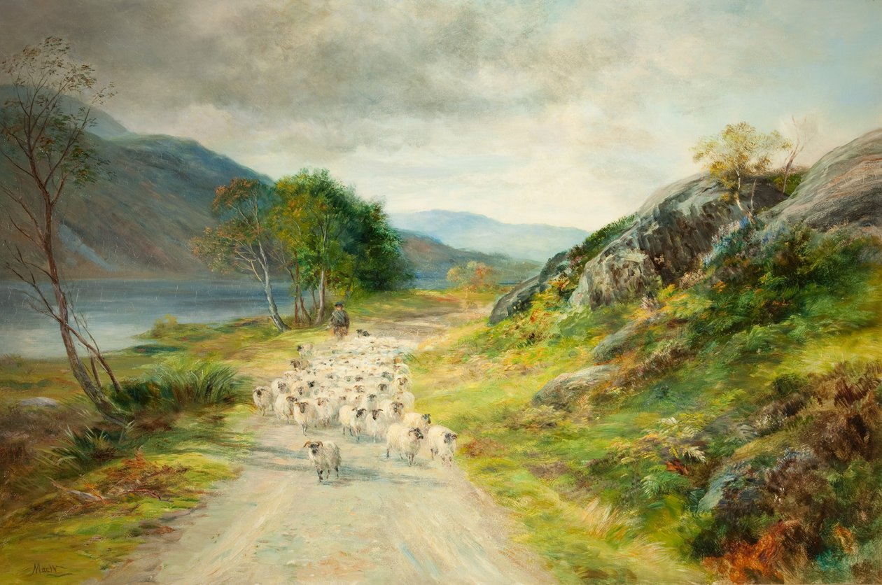Moidart-bergen av John MacWhirter