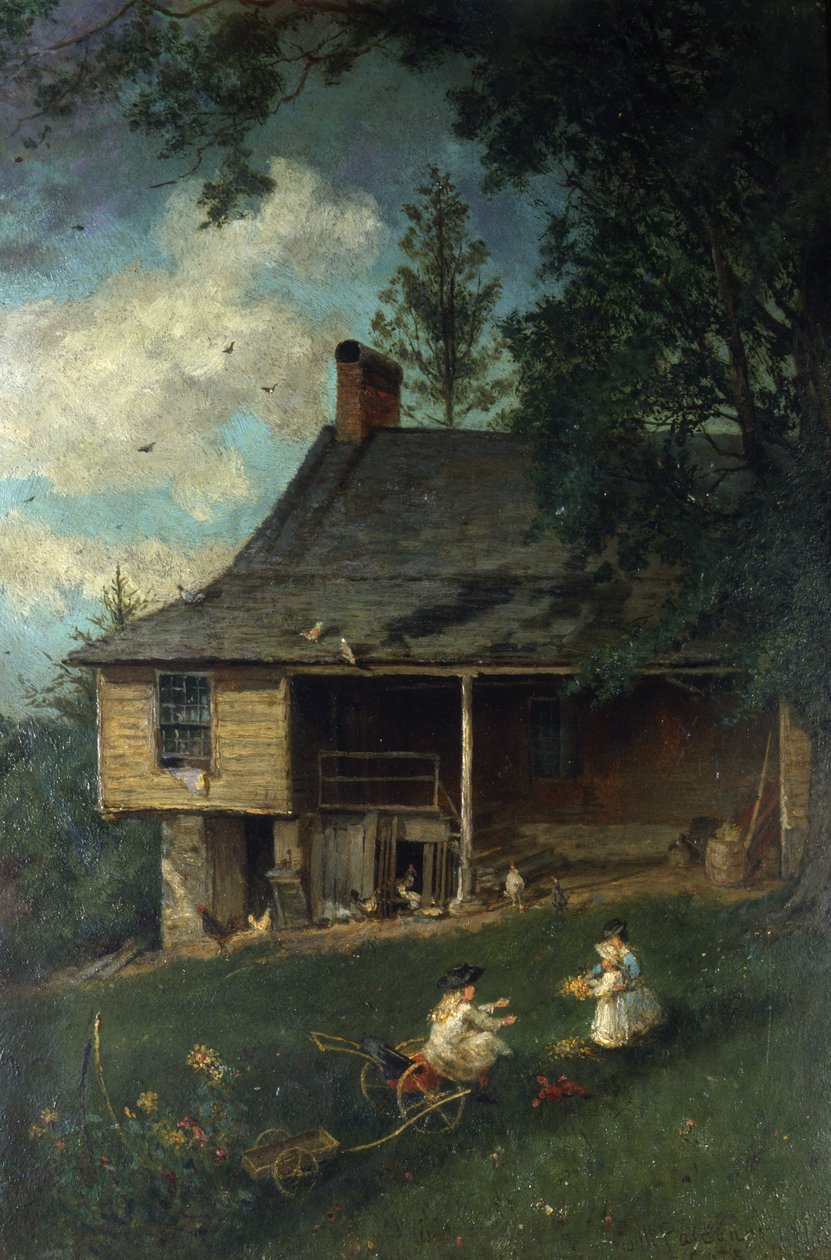 Thomas Coles första studio, 1881 av John Mackie Falconer