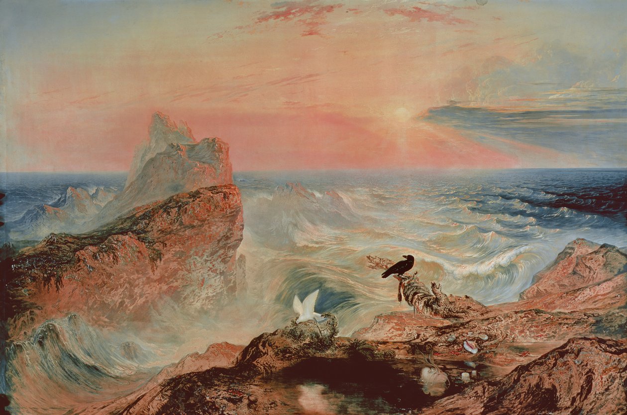 Vattens lindring, 1840 av John Martin