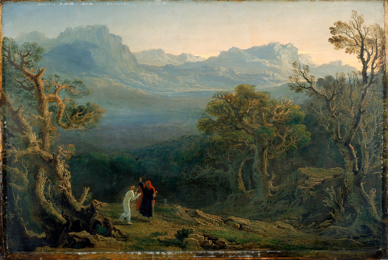 Edwin och Angelina, 1816 av John Martin